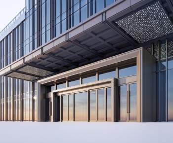 Modern Facade Element-ID:777798898