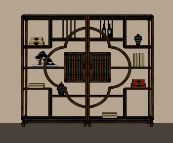 New Chinese Style Antique Rack-ID:274492982