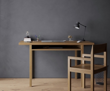 Modern Computer Desk And Chair-ID:908401038