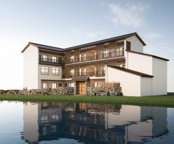 New Chinese Style Appearance Of Commercial Building-ID:120251893