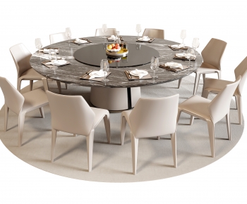 Modern Dining Table And Chairs-ID:296240091