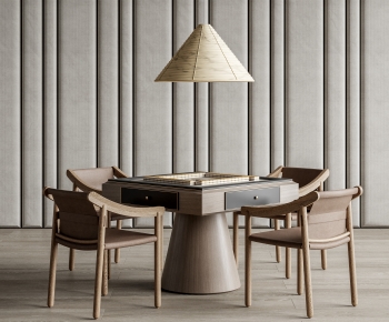 Modern Mahjong Tables And Chairs-ID:677789932