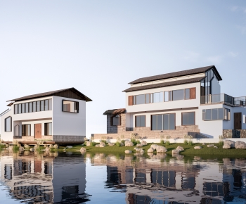 New Chinese Style Appearance Of Commercial Building-ID:425250056