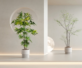 Modern Ground Green Plant Potted Plants-ID:728847987