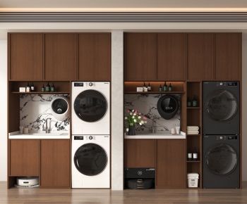 Modern Laundry Cabinet-ID:564049966