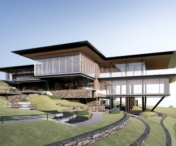 Modern Public Building-ID:623712064