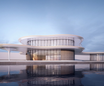 Modern Public Building-ID:447432991