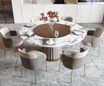 Modern Dining Table And Chairs-ID:958337073