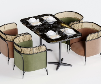 Modern Dining Table And Chairs-ID:585617074