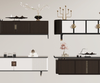 New Chinese Style TV Cabinet-ID:700623992