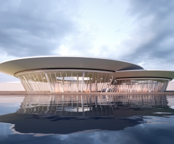 Modern Public Building-ID:977811108