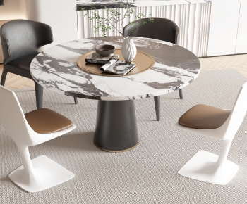 Modern Dining Table And Chairs-ID:398159981
