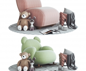 Modern Single Sofa-ID:442904009