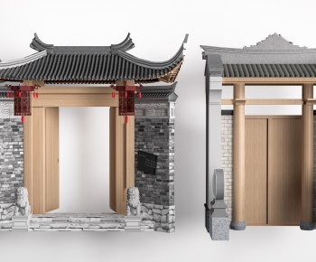 Chinese Style Facade Element-ID:957442053