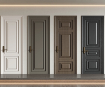 European Style Single Door-ID:981601955