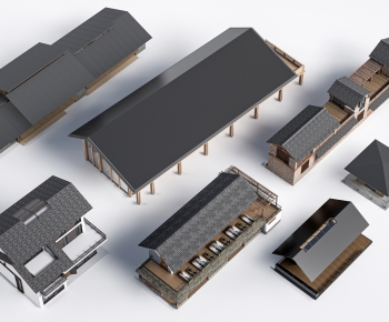 New Chinese Style Appearance Of Commercial Building-ID:951484926