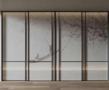 New Chinese Style Sliding Door-ID:106875904