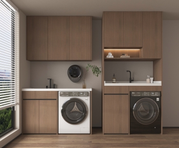 Modern Laundry Cabinet-ID:293579157