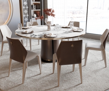 New Chinese Style Dining Table And Chairs-ID:341010095