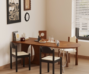 Modern Dining Table And Chairs-ID:478430032
