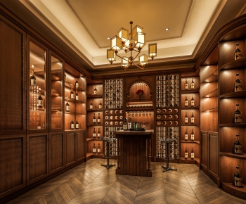 Modern Wine Cellar/Wine Tasting Room-ID:765941155