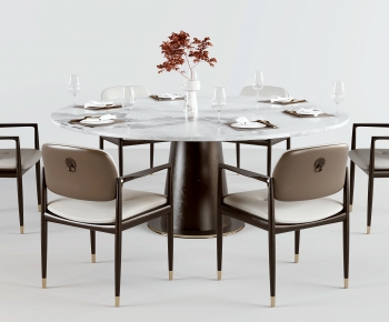 New Chinese Style Dining Table And Chairs-ID:112309597