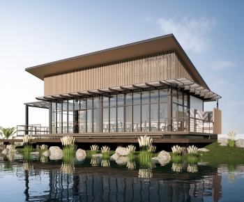 Modern Appearance Of Commercial Building-ID:522645007