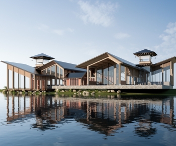 New Chinese Style Appearance Of Commercial Building-ID:924156905