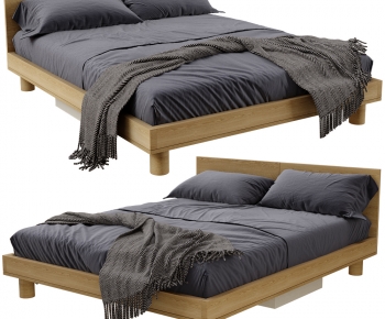 Modern Double Bed-ID:442197085