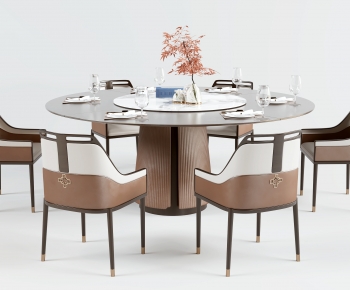New Chinese Style Dining Table And Chairs-ID:804048061