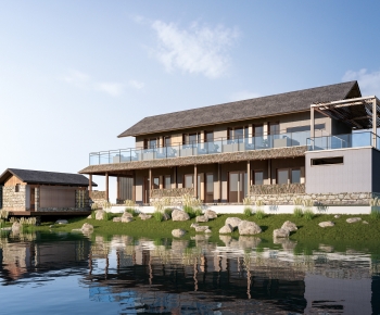 New Chinese Style Appearance Of Commercial Building-ID:710371978