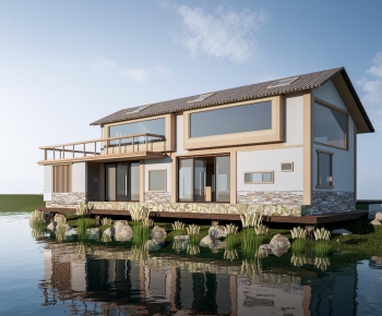New Chinese Style Appearance Of Commercial Building-ID:737059122