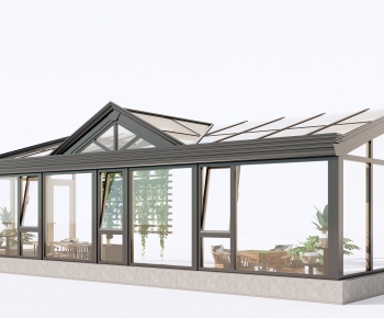 Modern Glass Sunshine Room-ID:299010391