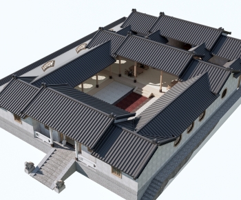Chinese Style Residential Building-ID:942724946