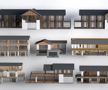 New Chinese Style Appearance Of Commercial Building-ID:426299102