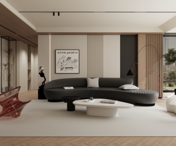 Modern A Living Room-ID:447911987