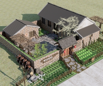 New Chinese Style Residential Building-ID:944217929