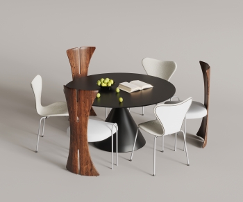 Modern Dining Table And Chairs-ID:966542962