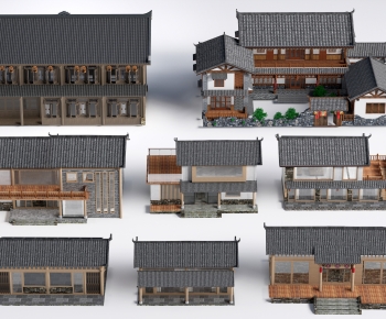 New Chinese Style Appearance Of Commercial Building-ID:647073039