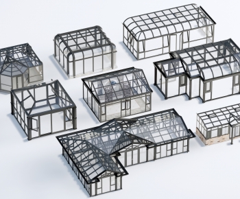 Modern Glass Sunshine Room-ID:207062964