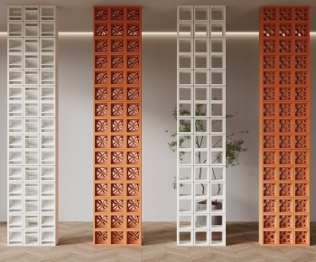 Modern Cement Brick Screen Partition-ID:236530354