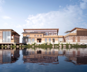 New Chinese Style Appearance Of Commercial Building-ID:467349052