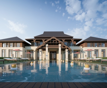 New Chinese Style Appearance Of Commercial Building-ID:426326041