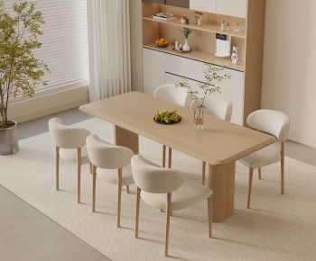 Modern Dining Table And Chairs-ID:121889115