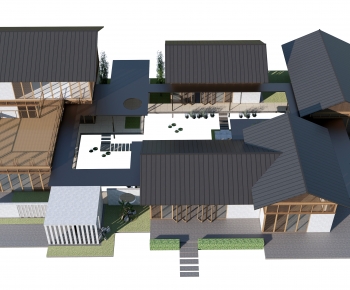 New Chinese Style Appearance Of Commercial Building-ID:263082982