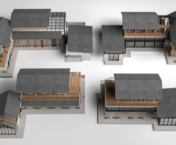 New Chinese Style Appearance Of Commercial Building-ID:456352001