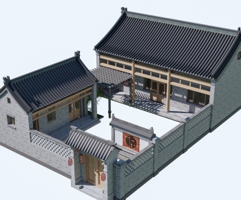 Chinese Style Residential Building-ID:392832992