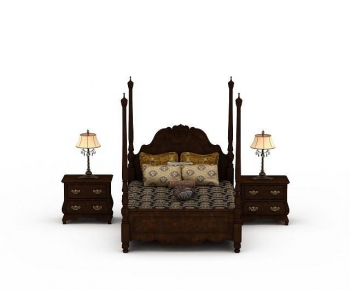 American Style Double Bed-ID:882415066