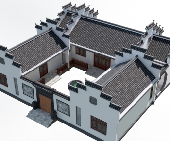Chinese Style Residential Building-ID:174325942