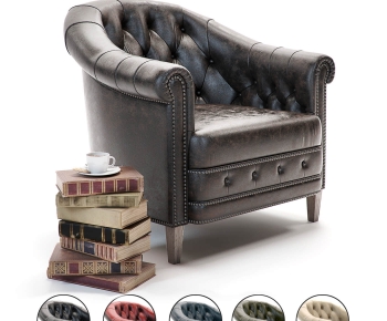 American Style Single Sofa-ID:716909895